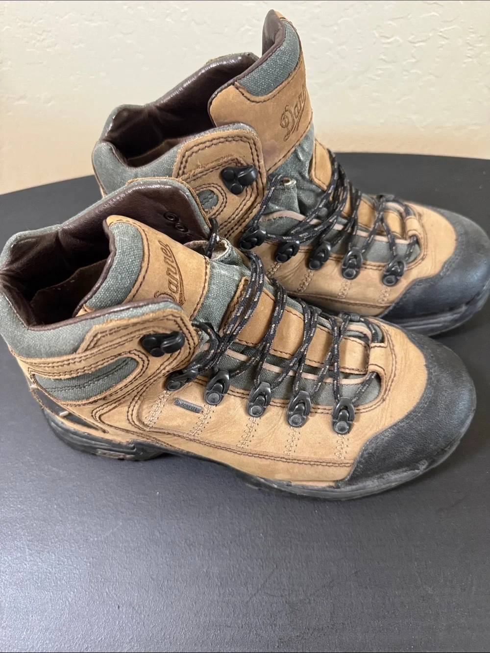 Danner Men's Brown and Gray Hiking Boots